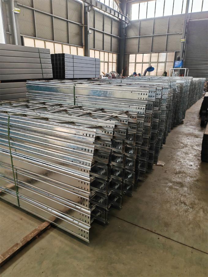 High-quality European-style Hot-dip Galvanized Steel Ventilated Cable Tray for Photovoltaic Applications 7